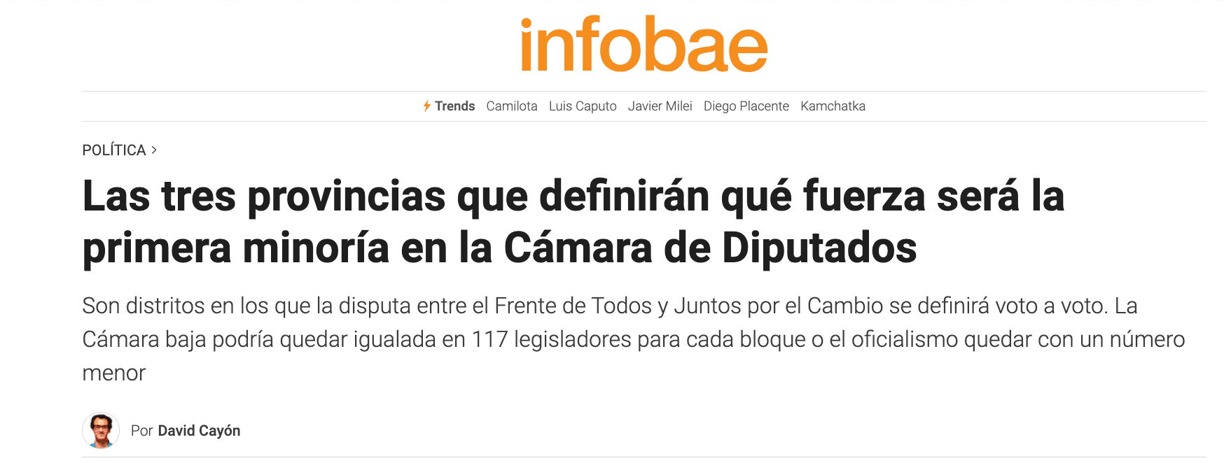 Imagen para En La Rioja faltan apenas 13 votos para que Juan Amado (UCR) ingrese como diputado (2021)